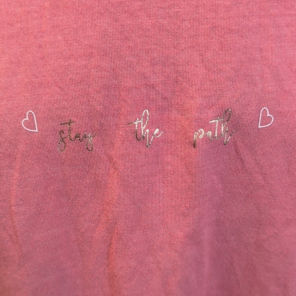 Calia NWT Stay The Path Graphic Loose Fit T-Shirt Size M - Picture 5 of 10